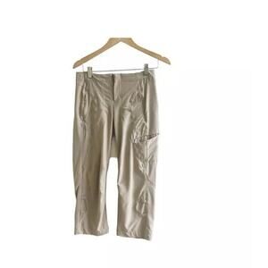 Nike Women’s Tan Tech Outdoor Straight Leg Golf Active Casual Pants Size XS